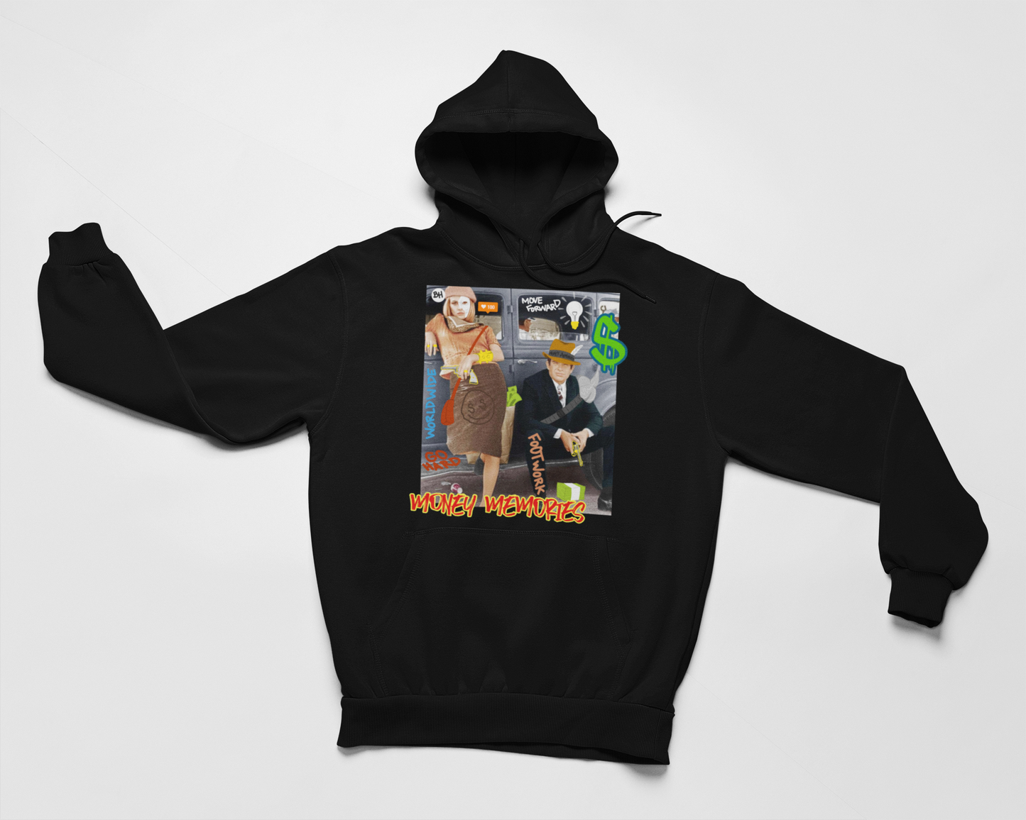 Money Memories Bonnie & Clyde Pullover Hoodie