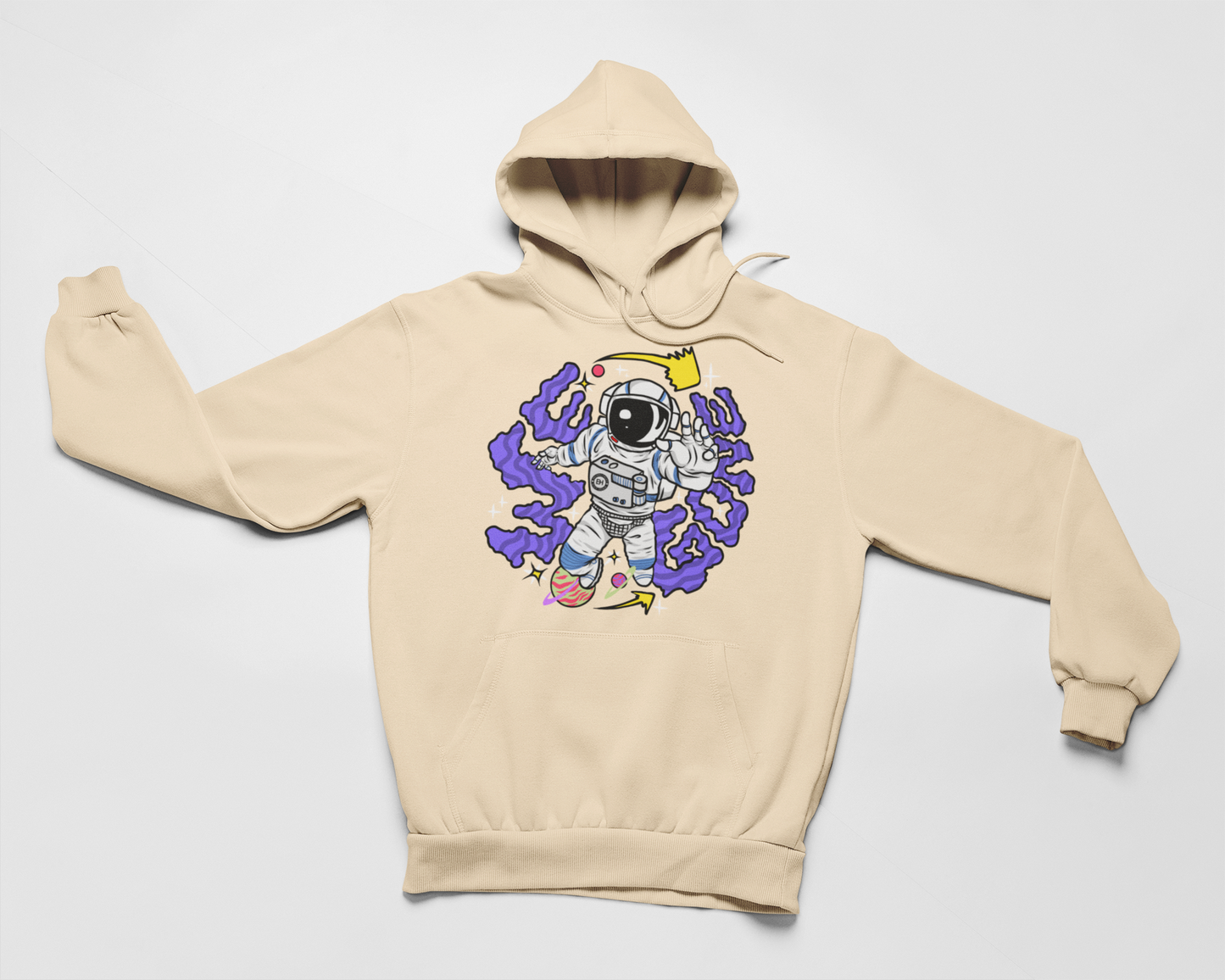 Space Man Desert Sand Hoodie
