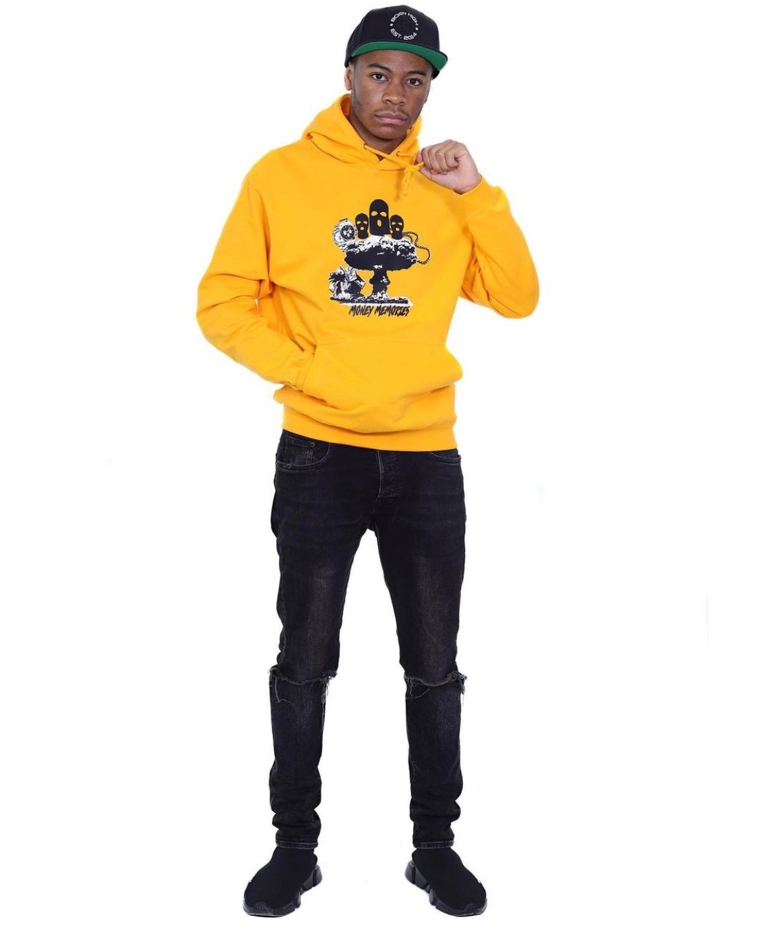Money Memories Mask Hoodie