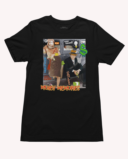 Money Memories Bonnie & Clyde T-Shirt Black