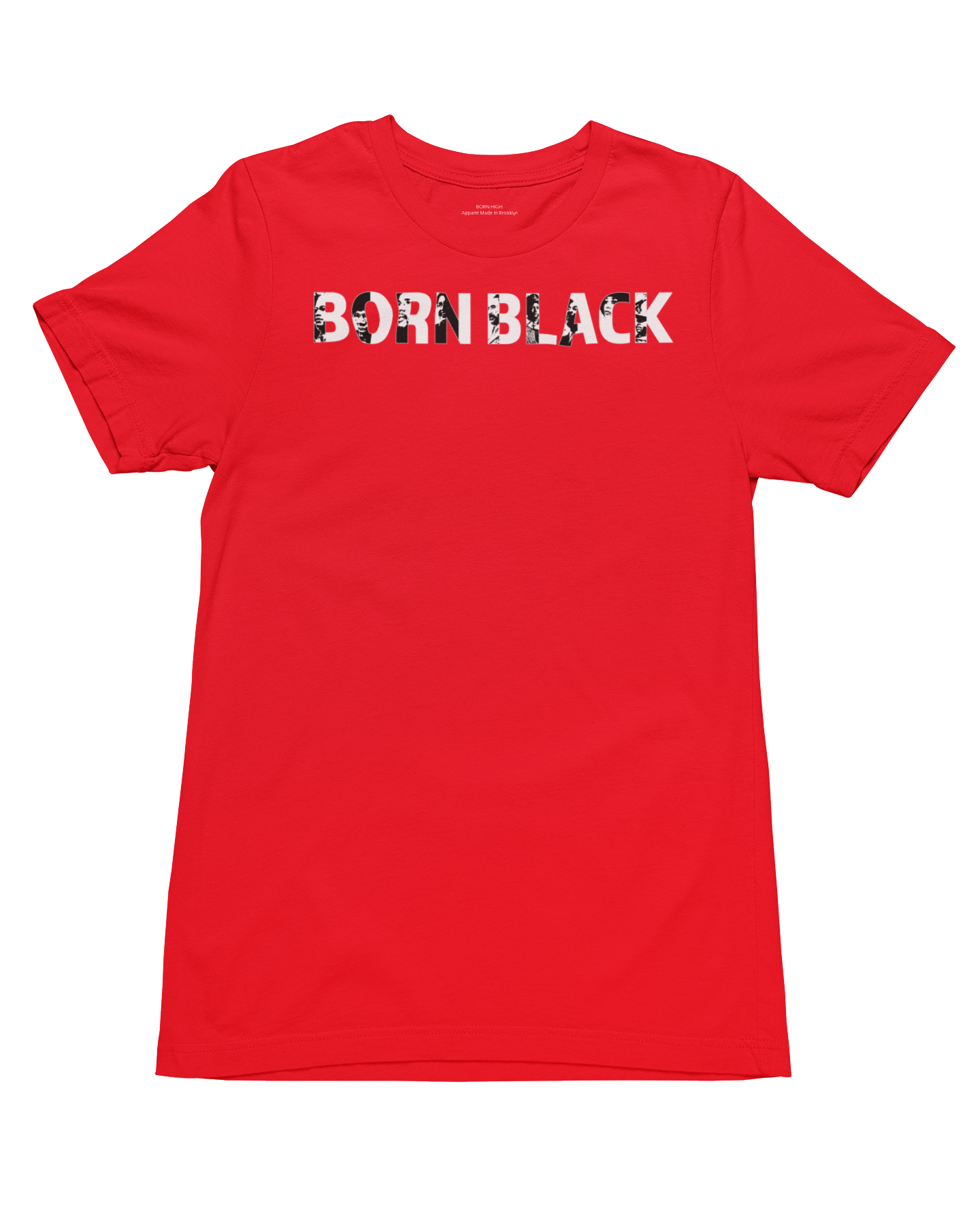 Born Black T-shirt Red
